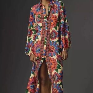 Long sleeve Farm Rio printed dress - size small , worn once